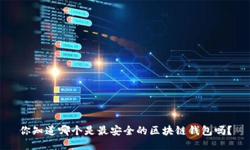 你知道哪个是最安全的区块链钱包吗？