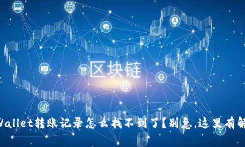 我的TPWallet转账记录怎么找不到了？别急，这里有解决方法！