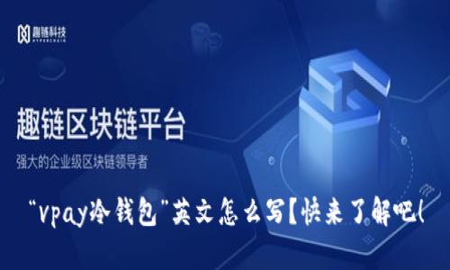 “vpay冷钱包”英文怎么写？快来了解吧！